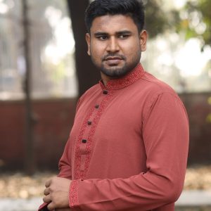 Alternative view of Zafran Fabric Premium Embroidery Panjabi