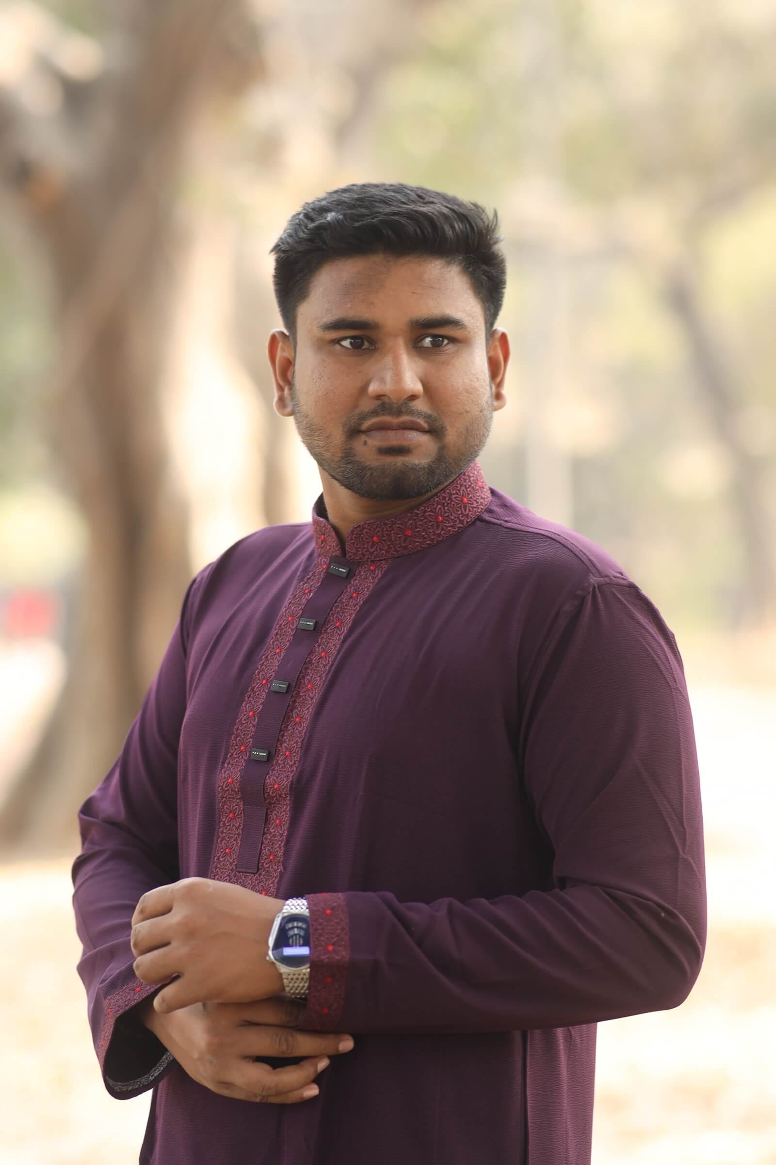 Zafran Fabric Premium Embroidery Panjabi - Image 2