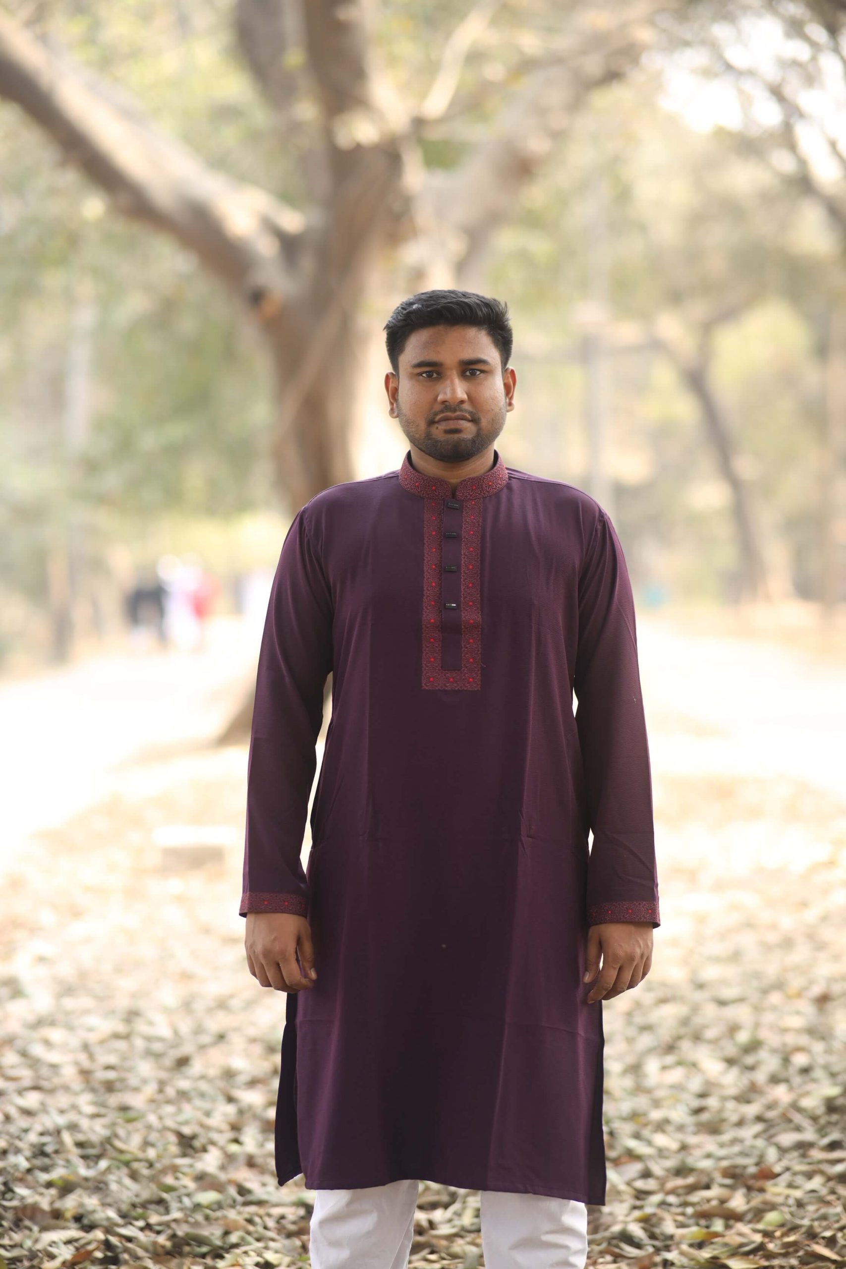 Zafran Fabric Premium Embroidery Panjabi - Image 4