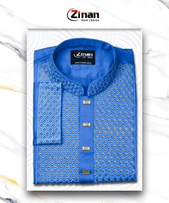 Saton Slab Cotton Panjabi