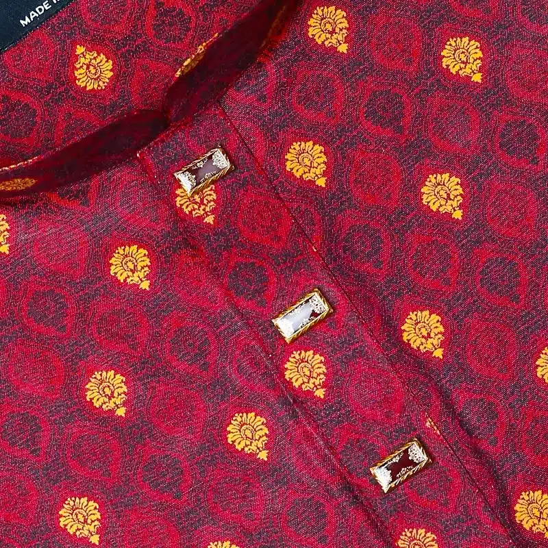 Jacquard Cotton Panjabi - Image 2