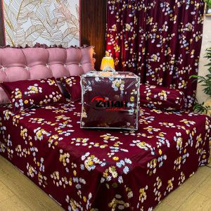 Zinan Garments এর  5 পিছের লাক্সারি কমফোর্টার সেট | King Size | 100% Cotton Twill Fabric