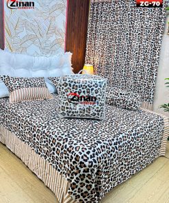 Zinan Garments এর  5 পিছের লাক্সারি কমফোর্টার সেট | King Size | 100% Cotton Twill Fabric