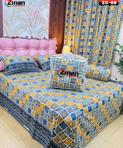 Zinan Garments এর  5 পিছের লাক্সারি কমফোর্টার সেট | King Size | 100% Cotton Twill Fabric