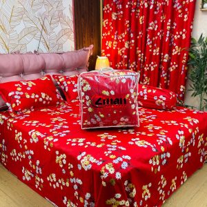 Zinan Garments এর  5 পিছের লাক্সারি কমফোর্টার সেট | King Size | 100% Cotton Twill Fabric