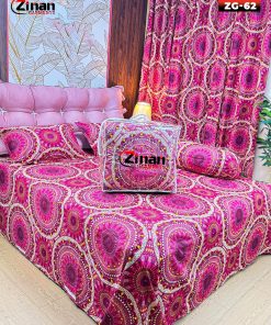 Zinan Garments এর  5 পিছের লাক্সারি কমফোর্টার সেট | King Size | 100% Cotton Twill Fabric