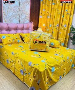 Zinan Garments এর  5 পিছের লাক্সারি কমফোর্টার সেট | King Size | 100% Cotton Twill Fabric