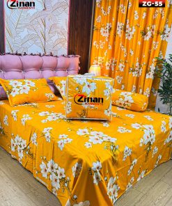 Zinan Garments এর  5 পিছের লাক্সারি কমফোর্টার সেট | King Size | 100% Cotton Twill Fabric