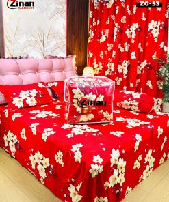 Zinan Garments এর  5 পিছের লাক্সারি কমফোর্টার সেট | King Size | 100% Cotton Twill Fabric