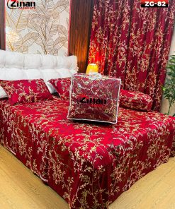 Zinan Garments এর  5 পিছের লাক্সারি কমফোর্টার সেট | King Size | 100% Cotton Twill Fabric