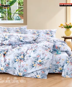 Super Luxury China Comforter Bedsheet Set  4-Piece Combo ( CH-Super-01)