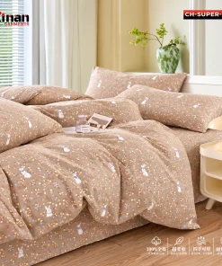 Super Luxury China Comforter Bedsheet Set  4-Piece Combo ( CH-Super-03)