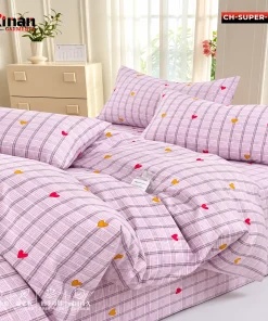 Super Luxury China Comforter Bedsheet Set  4-Piece Combo ( CH-Super-05)