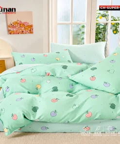 Super Luxury China Comforter Bedsheet Set  4-Piece Combo ( CH-Super-11)