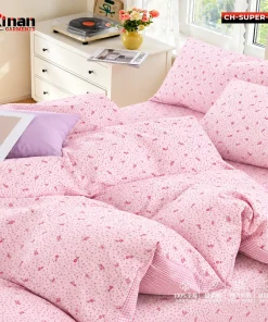 Super Luxury China Comforter Bedsheet Set  4-Piece Combo ( CH-Super-17)
