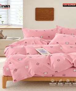 Super Luxury China Comforter Bedsheet Set  4-Piece Combo ( CH-Super-18)