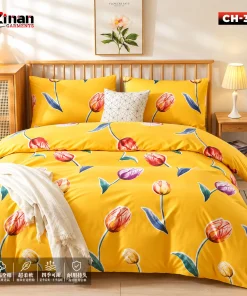 China Luxury Comforter Bedsheet Set  4-Piece Combo - CH-37