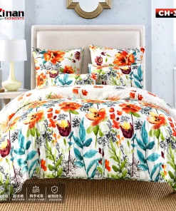 China Luxury Comforter Bedsheet Set  4-Piece Combo - CH-38